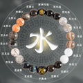 Putuo Mountain Five Elements Bracelet Women's Gold Natural Crystal Bracelet Citrine Lucky Treasure Good Luck Gift for Girlfriend