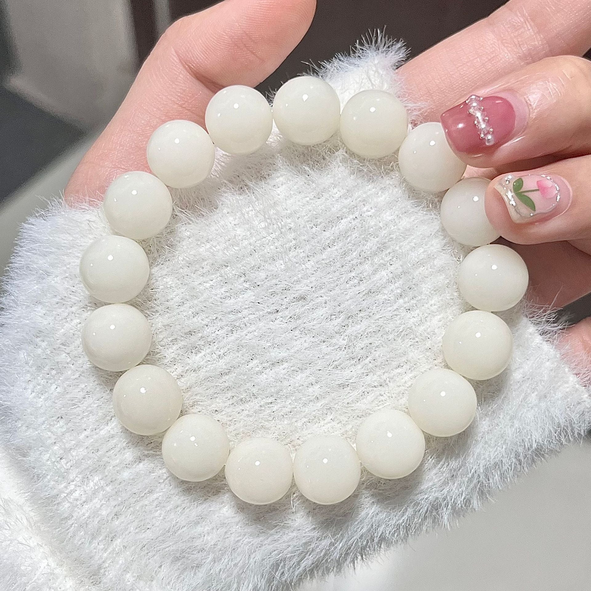Natural Bodhi root bracelet cute cat claw design bracelet sweet beauty Little Red Book Live supply Wenwan bracelet