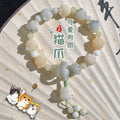 Natural Bodhi root bracelet cute cat claw design bracelet sweet beauty Little Red Book Live supply Wenwan bracelet
